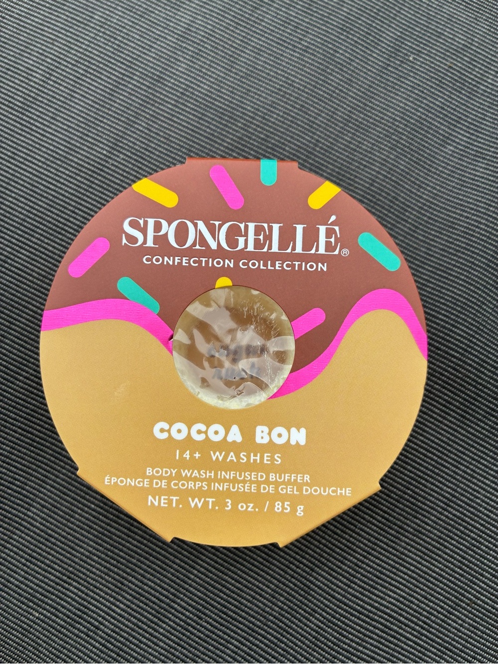 5/$65 Spongelle confection collection in cocoa bon   14+ uses 3oz